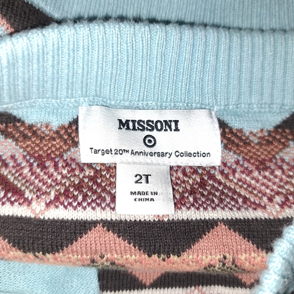 NWT Missoni Size 2T Chevron Knit Skirt With Pockets Drawstring - Picture 3 of 4